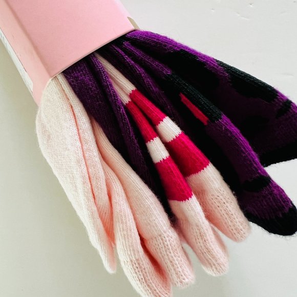 KATE SPADE 3 Pair Crew Socks NWT - Picture 2 of 3